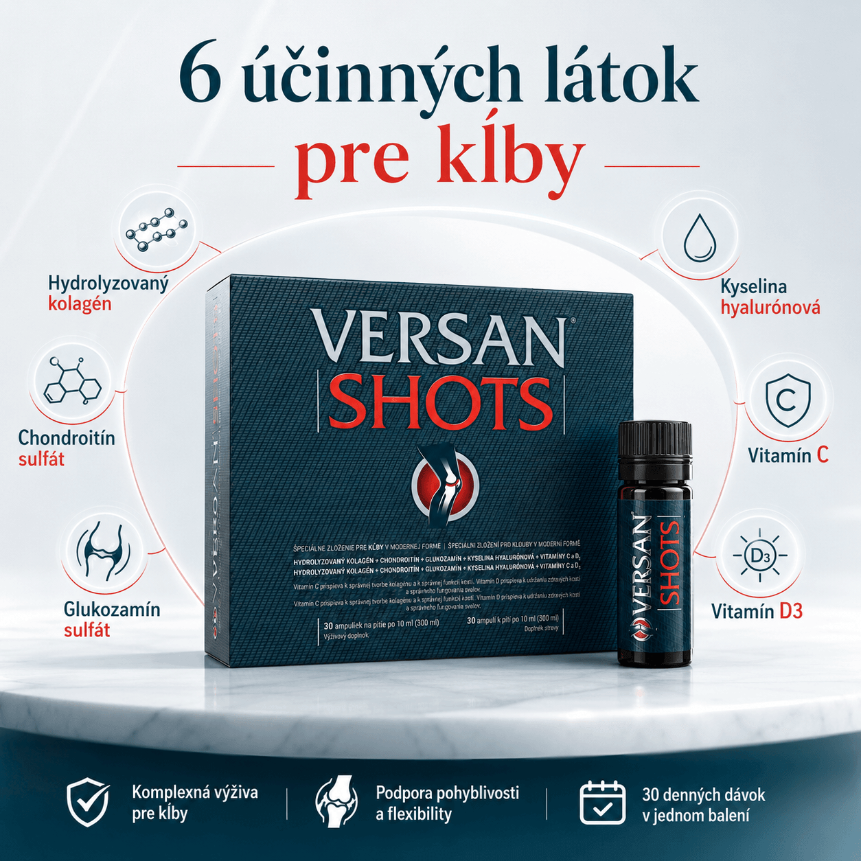 Versan Shots na klby zlozenie